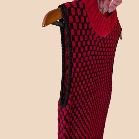 Crossing Pointe Sleeveless Knit Mini Dress - Picture 2 of 5